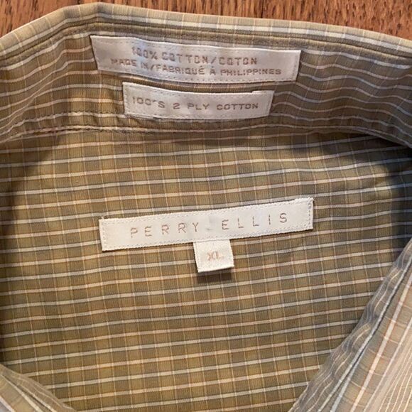 Perry Ellis size extra large men’s button up - Picture 3 of 6